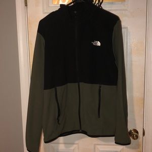 North Face zip up sweater
